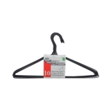 Plastic coated Metal Hangers 10PK (Assorted Colours) - 0