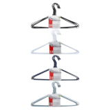Plastic coated Metal Hangers 10PK (Assorted Colours) - 1