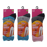 Ladies Thermal Socks with Brushed Interior