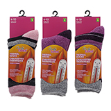 Ladies Thermal Socks with Brushed Interior - 2