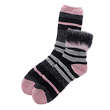Ladies Thermal Socks with Brushed Interior - 3