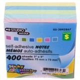 400 Self-Adhesive Notes (Assorted Colours) - 1