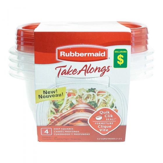 4 Contenants pour aliments