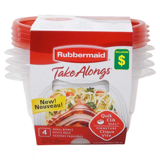 4 Contenants pour aliments