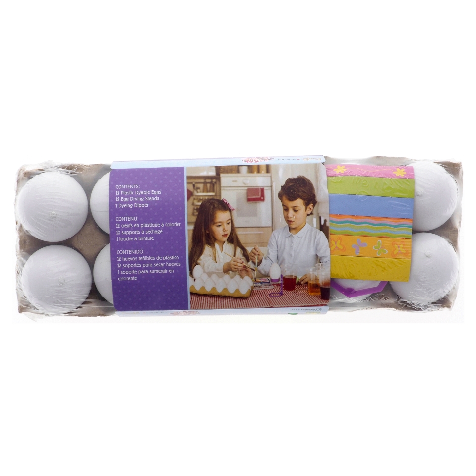 Trousse de décoration avec 12 oeufs