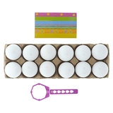 Trousse de décoration avec 12 oeufs - 2
