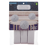 Pompons  en papier (couleurs et tailles assorties) - 0