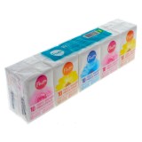 10 Paquets de 10 mouchoirs format de poche (Styles assortis) - 1