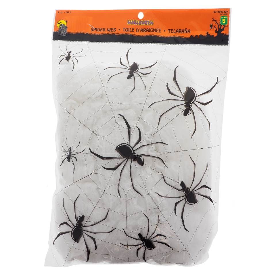 Toile d'araignées avec 4 araignées