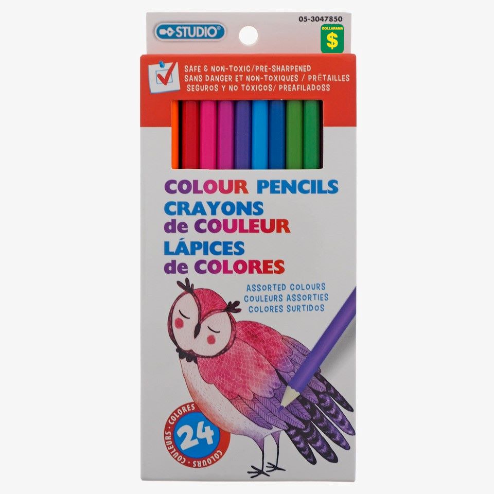 24PC of Colour Pencils
