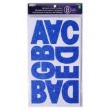 8 Feuilles d'autocollants alphabet (Couleurs assorties) - 0