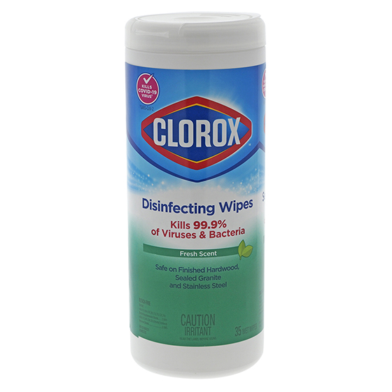 Clorox disinfecting wipes -  Fresh Scent