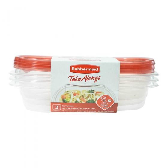 3 Contenants pour aliments