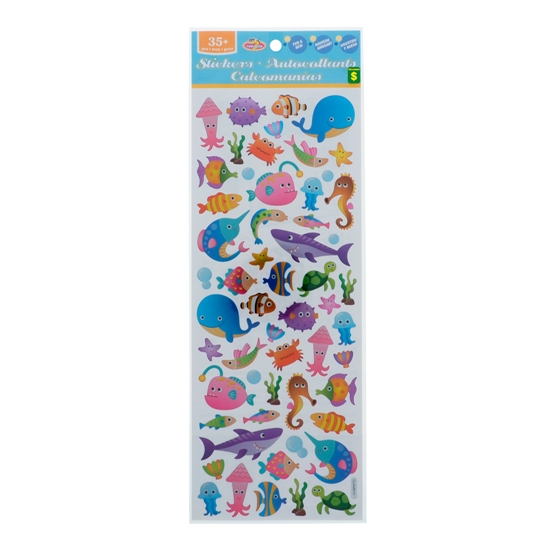 35+ Autocollants métallisés (Couleurs et motifs assortis)
