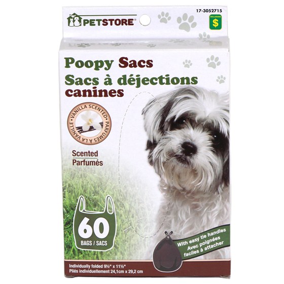 60 Sacs à déjections canines