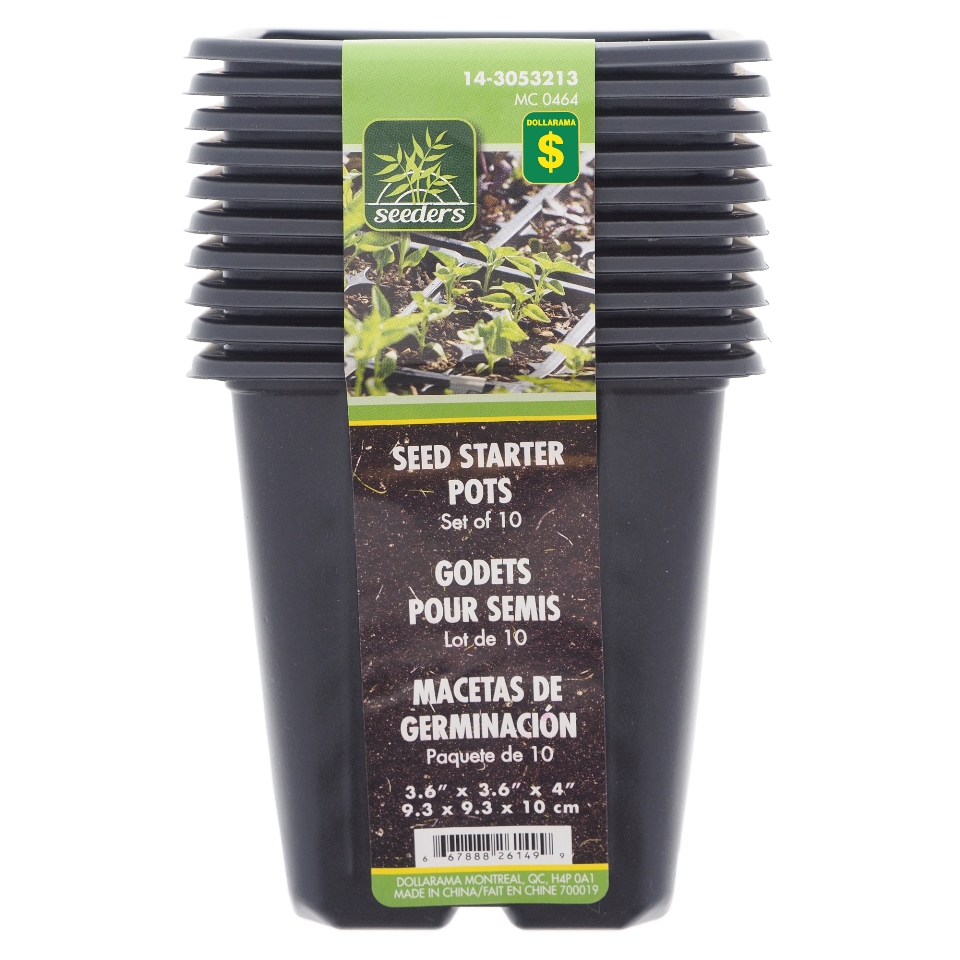 10Pk Seed Starter Pots