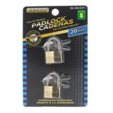2PK Brass Padlocks - 0