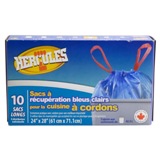 Clear Blue Recycling Kitchen Bags 10PK - 1
