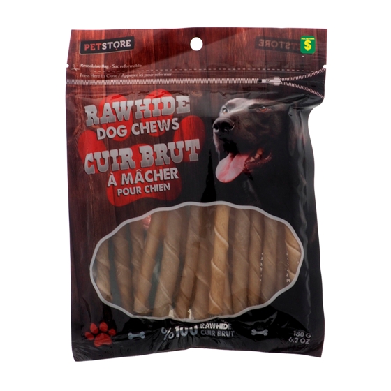 Twisted Rawhide Dog Chews