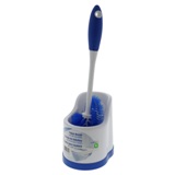 Toilet Bowl Brush with Rim Scrubber (Assorted Colours) - 0