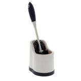 Brosse à cuvette avec brosse pour rebord (Couleurs assorties) - 0