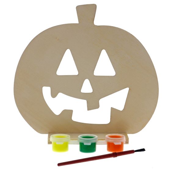 Ensemble à peinturer sur bois en design d'Halloween