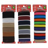 40 Élastiques épais à cheveux (Couleurs assorties) - 1
