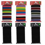 40 Élastiques épais à cheveux (Couleurs assorties) - 2