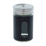 Salière et poivrière avec fenêtre en verre (Couleurs assorties) - 1