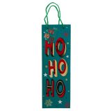Christmas-Wine Gift Bags, with glitter - 0