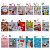 Christmas-Medium Gift Bags, plain finish - 1