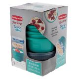 Snack Containers 3PK (Assorted Colours) - 1