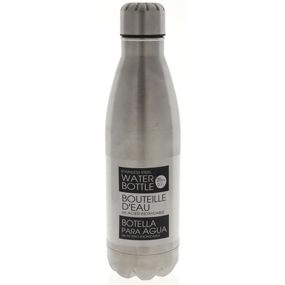 Bouteille d'eau en acier inoxydable (Couleurs assorties)