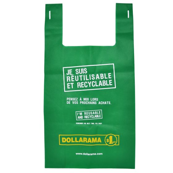 Large reusable Dollarama Bag (French)