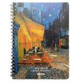 Cahier d'esquisses à couverture rigide imprimée (Modèles assortis) - 0
