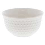 Floral Embossed White Bowl (Assorted Designs) - 0