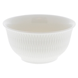 Floral Embossed White Bowl (Assorted Designs) - 2