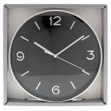 Wall Clock with Geometric Pattern (Assorted Colours) - 1