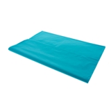 Rectangular Teal blue Plastic Table Cover - 1
