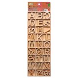 Wooden Alphabet Letters 162PC