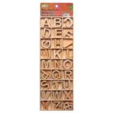 Wooden Alphabet Letters 162PC - 0