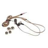 Stereo Earbuds with Microphone and Flat Cable (Assorted colours) - 2