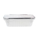 Paq. de 3 contenants en aluminium avec couvercle - 1
