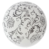 8PK Wedding Printed Balloons with Ribbons (Assorted Designs)