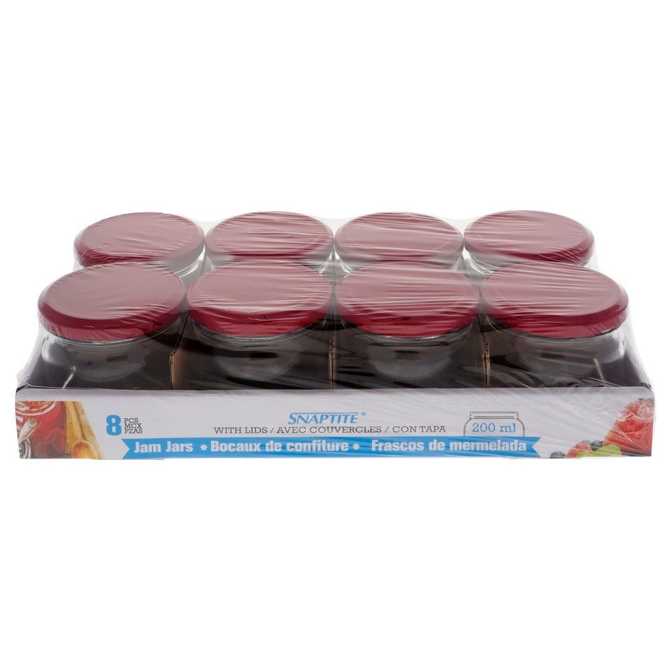 Ensemble de 8 pôts à confiture