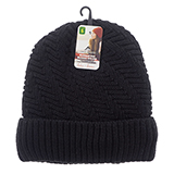 Tuque tricotée avec doublure en sherpa pour femmes - 1