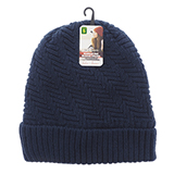 Tuque tricotée avec doublure en sherpa pour femmes - 2