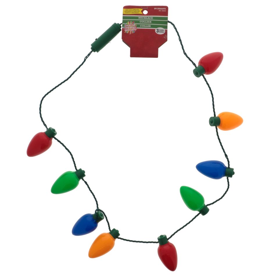 Colier illuminants de Noël