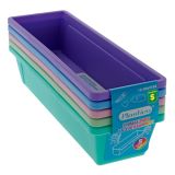 Paquet de 5 bacs à crayons - 1