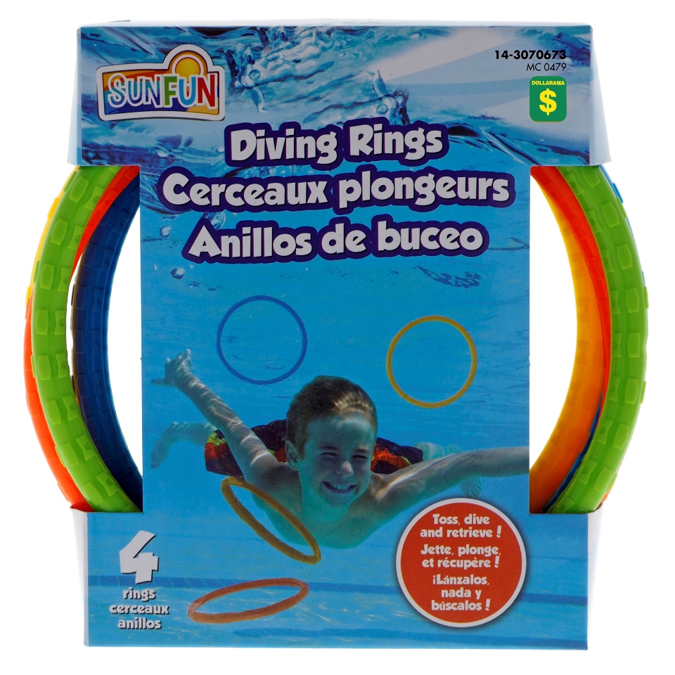 4Pk Diving Rings